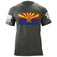 Distressed Arizona Flag T-Shirt Shirts 87080-3XL-MG