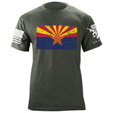 Distressed Arizona Flag T-Shirt Shirts 87080-3XL-MG