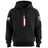 Distressed Skinny Vertical Texas Flag Hoodie Hoodies 