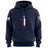 Distressed Skinny Vertical Texas Flag Hoodie Hoodies 