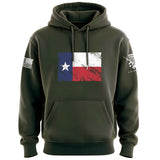 Distressed Texas Flag Hoodie Hoodies 