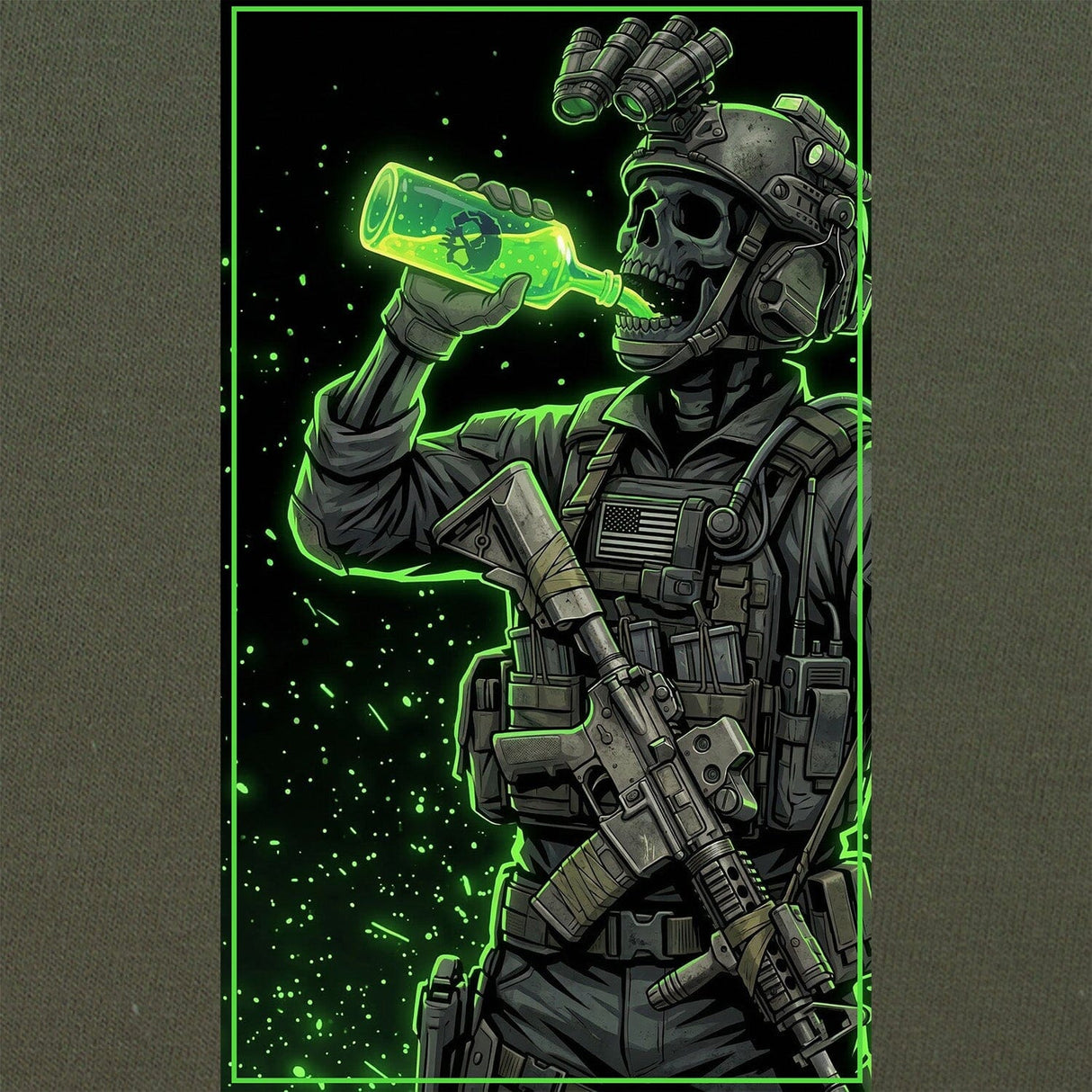 Drinking Radiation T-Shirt Shirts 