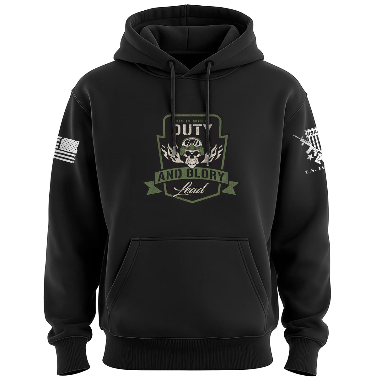 Duty and Glory Lead Graphic Hoodie Hoodies 