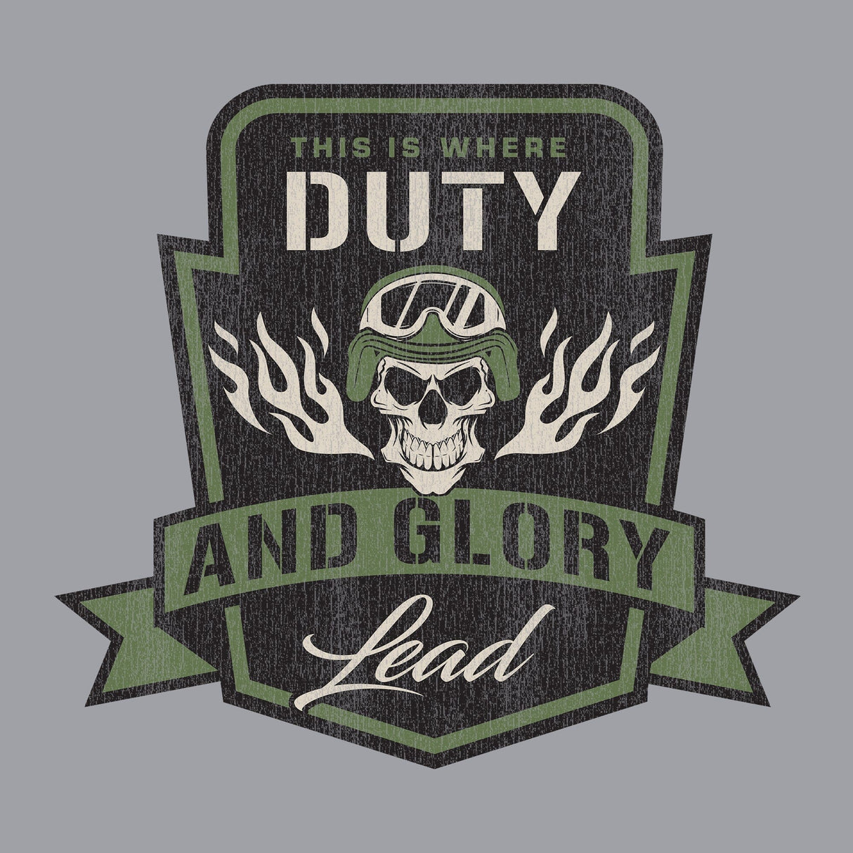 Duty and Glory Lead Graphic Hoodie Hoodies 