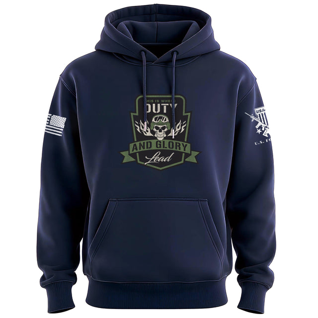 Duty and Glory Lead Graphic Hoodie Hoodies 