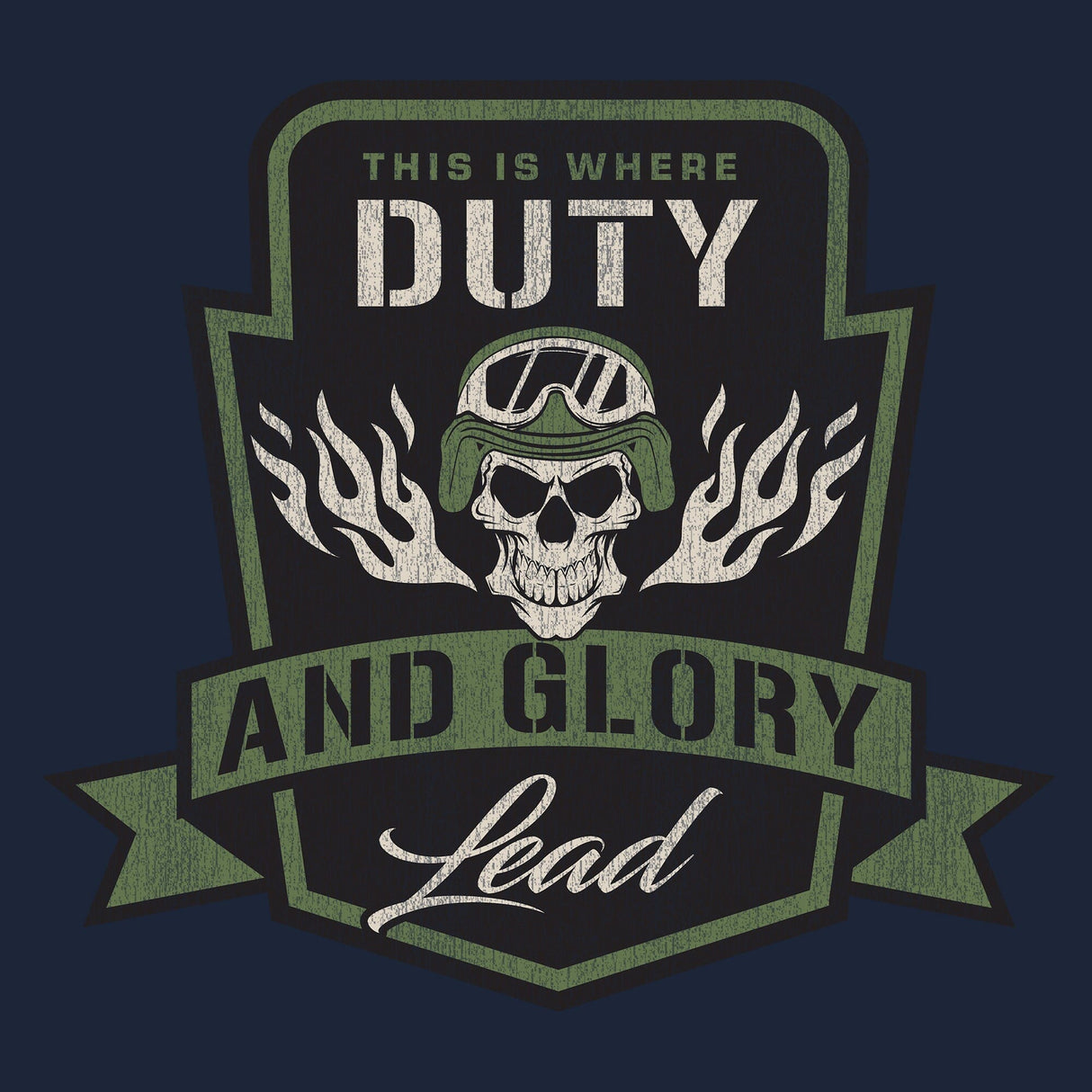 Duty and Glory Lead Graphic Hoodie Hoodies 