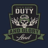 Duty and Glory Lead Graphic Hoodie Hoodies 