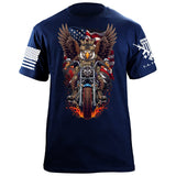 Eagle V-Twin T-Shirt Shirts 88200-S-NAVY