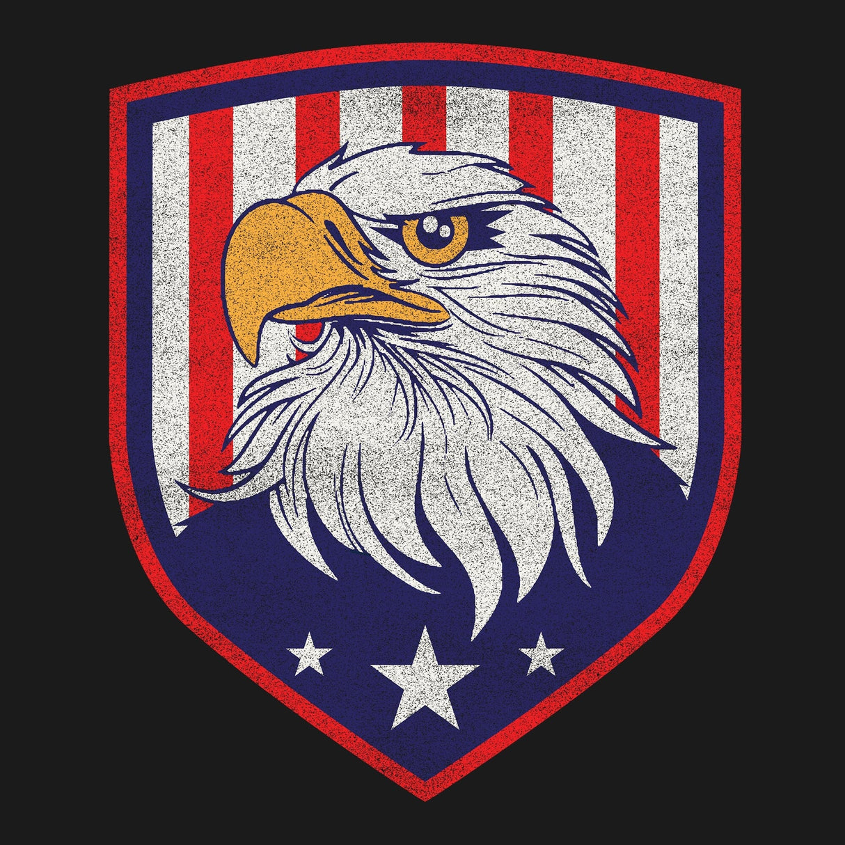 Eagle Head 3 Stars Hoodie Hoodies 