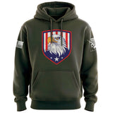 Eagle Head 3 Stars Hoodie Hoodies 