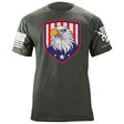 Eagle Head 3 Stars T-Shirt Shirts 87119-3XL-MG