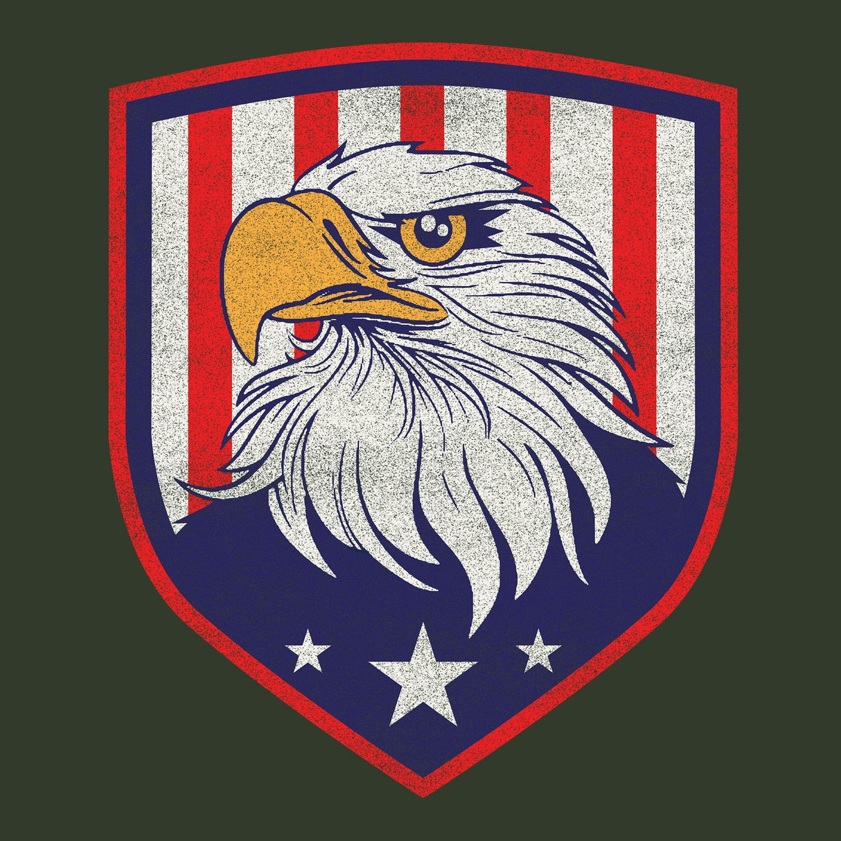 Eagle Head 3 Stars Hoodie Hoodies 