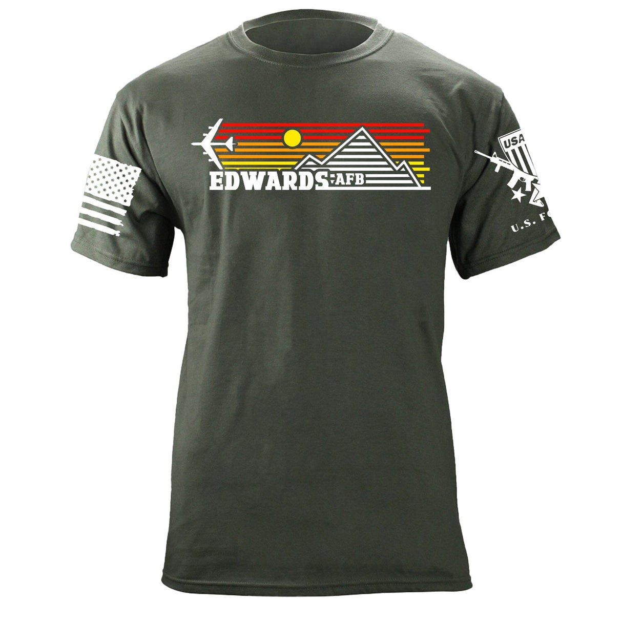 EDWARDS RETRO SUNSET T-Shirt Shirts 87209-3XL-MG