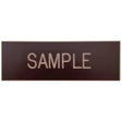 Army AGSU Engraved Plastic Name Plate