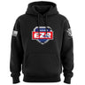 EZR Shield Distressed Hoodie Hoodies 