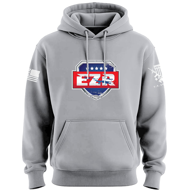 EZR Shield Distressed Hoodie Hoodies 
