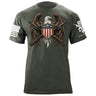 Eagle w/ Crossed Guns T-Shirt Shirts 88118-S-MG