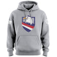 Eagle Head Shield Bottom Stripes Hoodie Hoodies 