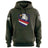 Eagle Head Shield Bottom Stripes Hoodie Hoodies 