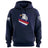 Eagle Head Shield Bottom Stripes Hoodie Hoodies 