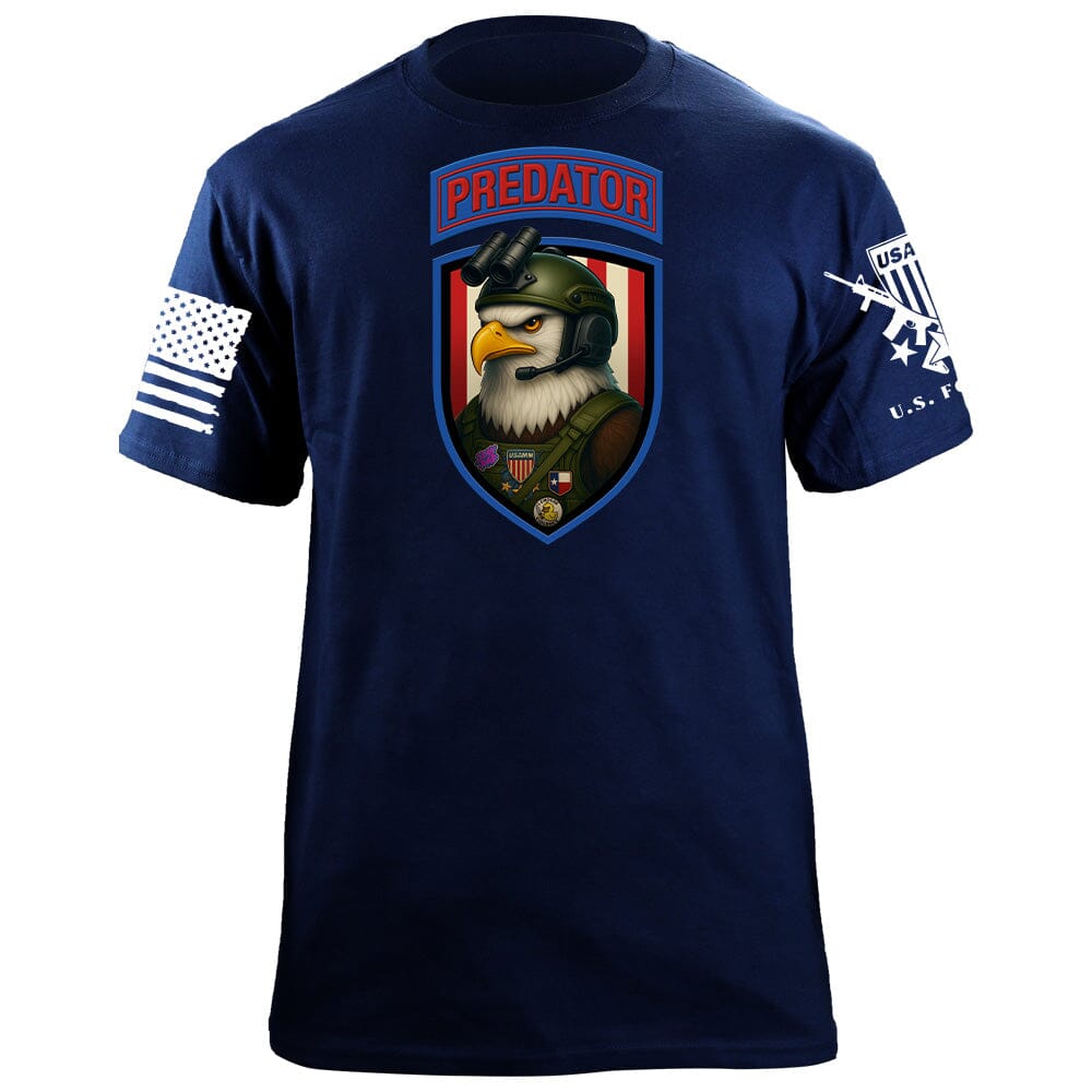 Predator Eagle T-Shirt Shirts 87307-S-NAVY