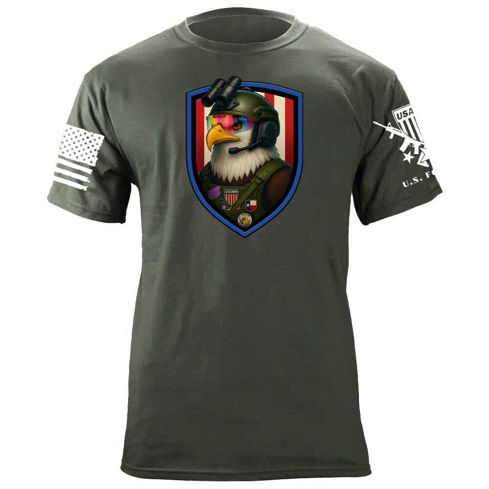 Eagle Shield T-Shirt Shirts 87308-S-MG