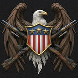 Eagle w/ Crossed Guns T-Shirt Shirts 