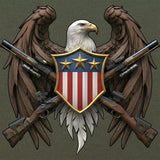 Eagle w/ Crossed Guns T-Shirt Shirts 