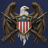 Eagle w/ Crossed Guns T-Shirt Shirts 