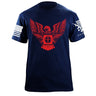 Eighty Second Airborne Eagle Tshirt Shirts 87192-S-NAVY