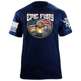 Epic Fury Eagle T-Shirt Shirts 88072-S-NAVY