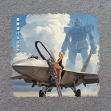 F-22 Gundam T-Shirt Shirts 