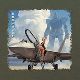 F-22 Gundam T-Shirt Shirts 