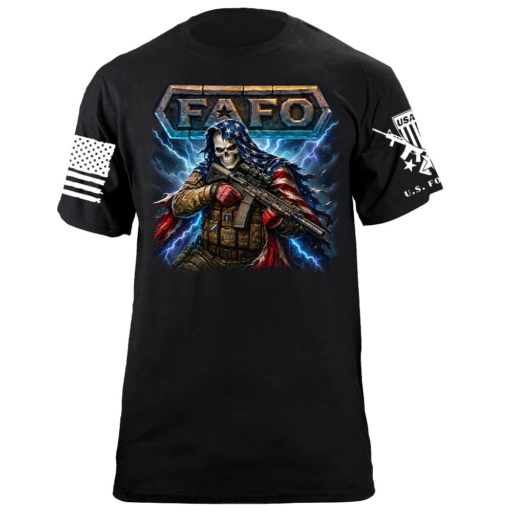 FAFO Skeleton T-Shirt Shirts 88205-S-BK