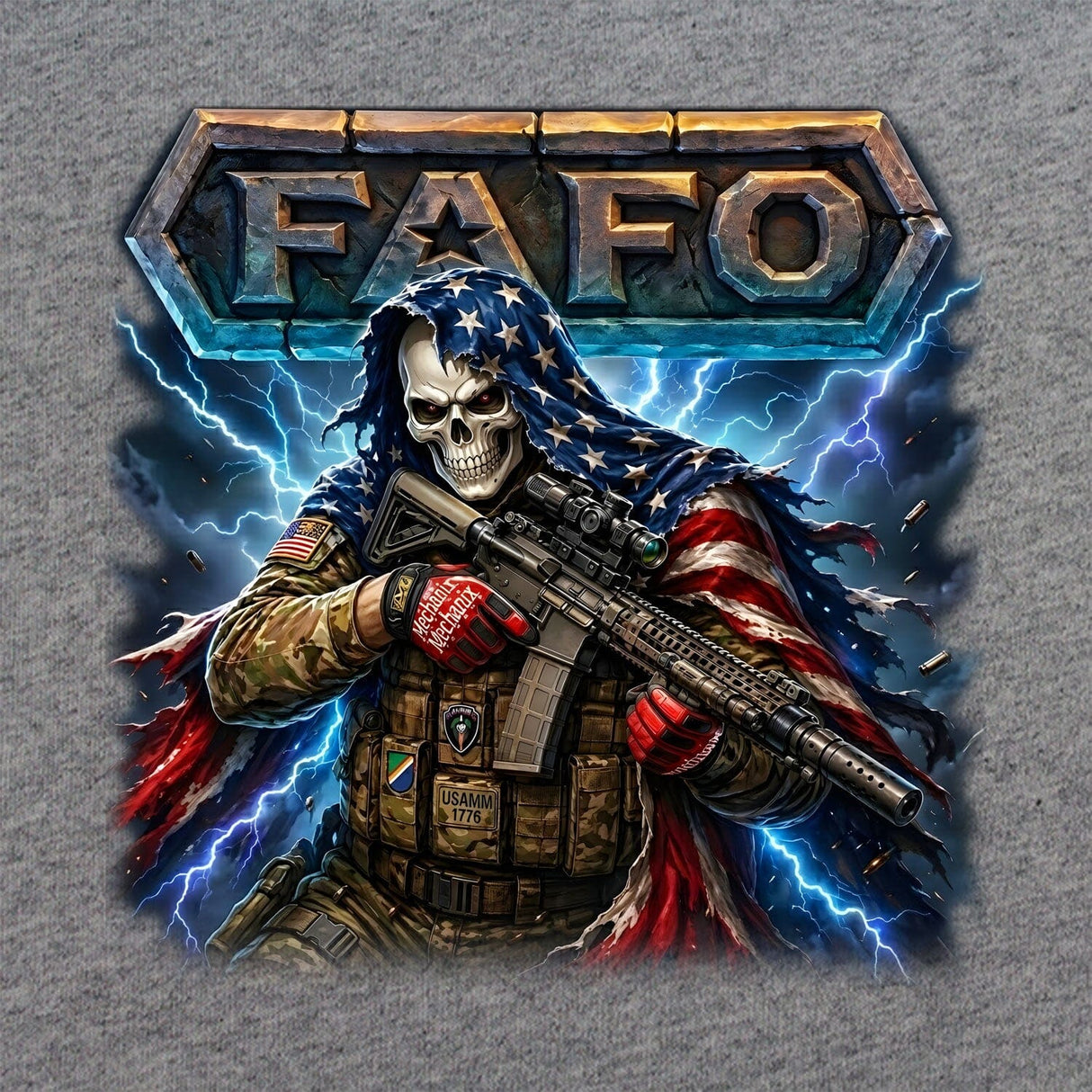 FAFO Skeleton T-Shirt Shirts 