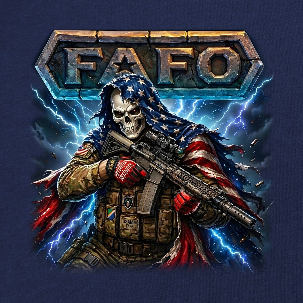 FAFO Skeleton T-Shirt Shirts 