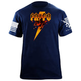 FAFO Fire T-Shirt Shirts 87310-S-NAVY