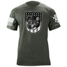 Footballs Operators Shield Drab Colors T-Shirt Shirts 87022-S-MG