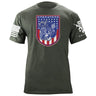 Football Operators Shield Patriotic Colors T-Shirt Shirts 87023-S-MG