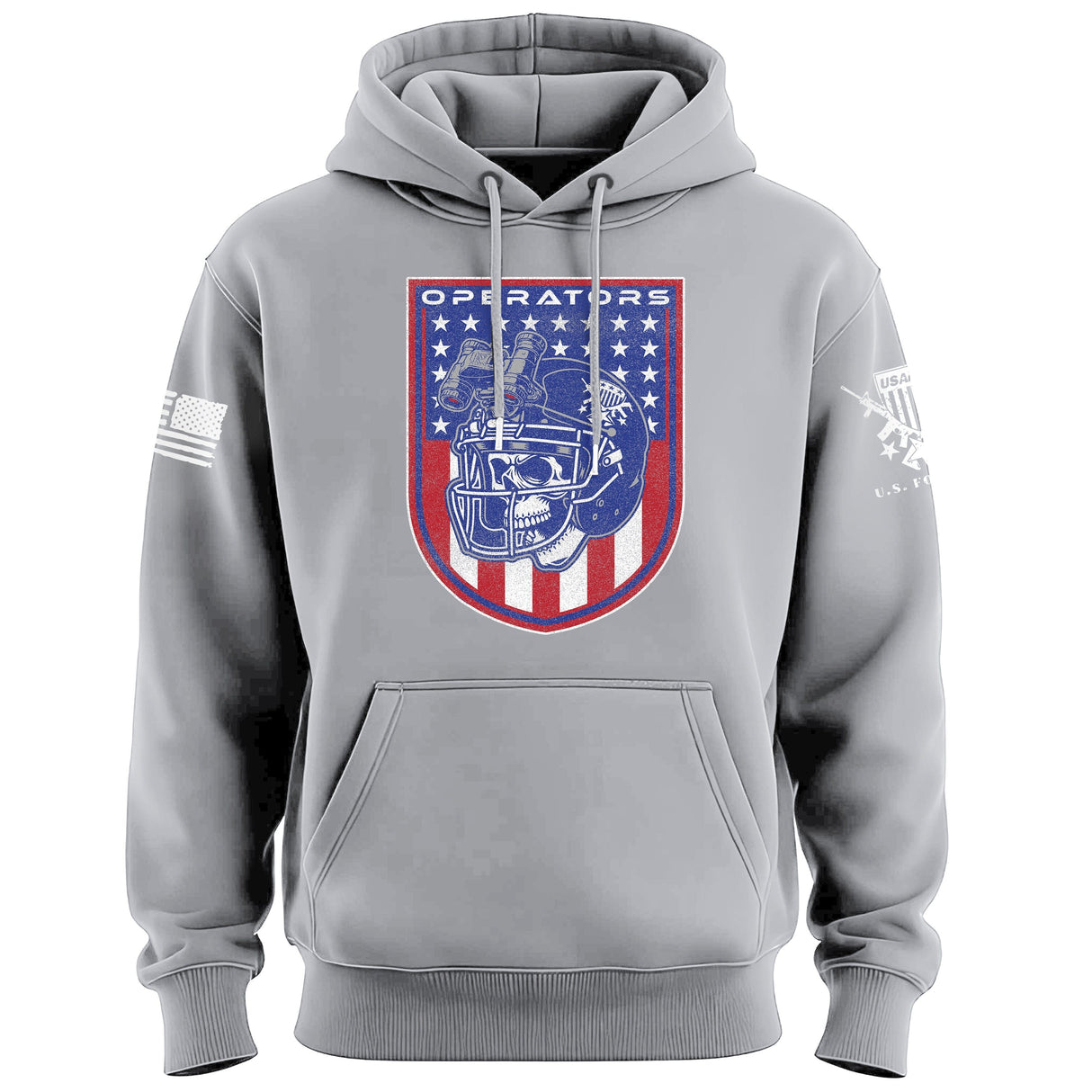 Football Operators Shield Patriotic Colors Hoodie Hoodies 