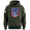 Football Operators Shield Patriotic Colors Hoodie Hoodies 