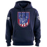 Football Operators Shield Patriotic Colors Hoodie Hoodies 