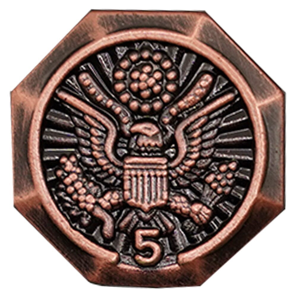 Sts Service Pin 5-Year Federal Length of Service Lapel Pin | USAMM