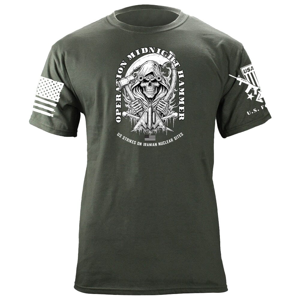 Operation Midnight Hammer B&W T-Shirt Shirts 86359-S-MG