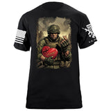 Infantry Heart T-Shirt Shirts 88179-S-BK