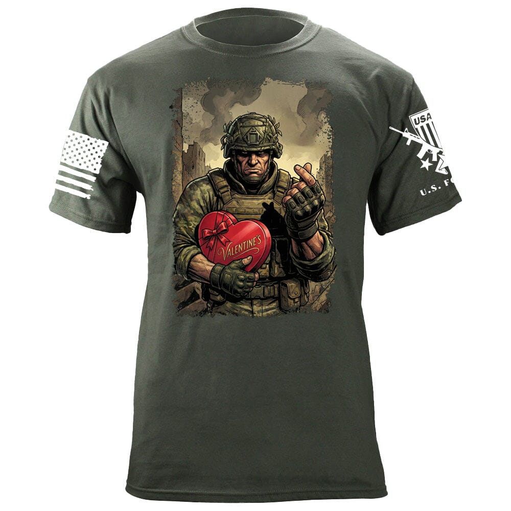 Infantry Heart T-Shirt Shirts 88179-S-MG