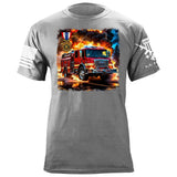 Firetruck T-Shirt Shirts 88181-S-HG