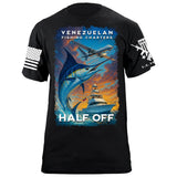 Fishing Charters Half Off T-Shirt Shirts 88032-S-BK
