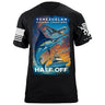 Fishing Charters Half Off T-Shirt Shirts 88032-S-BK