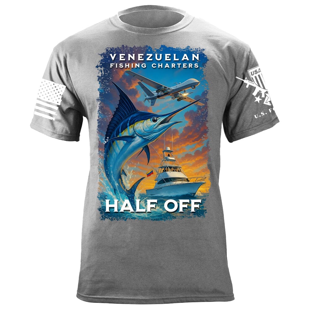 Fishing Charters Half Off T-Shirt Shirts 88032-S-HG